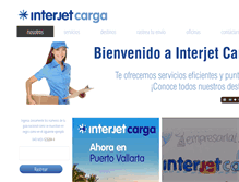 Tablet Screenshot of interjetcarga.com